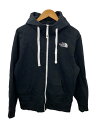【中古】THE NORTH FACE◆REAVIEW FULL ZIP HOODIE_リアビューフルジップフーディ/M/コットン/BLK【メンズウェア】