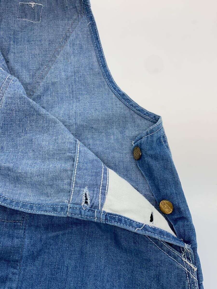 【中古】Lee◆70s/USA製/オーバーオール/FREE/デニム/IDG//【メンズウェア】