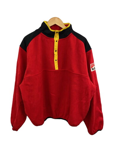 【中古】Marlboro◆フリースジャケット/トップス/XL/ナイロン/RED【メンズウェア】 【中古】Marlboro◆フリースジャケット/トップス/XL/ナイロン/RED【メンズウェア】
