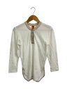 【中古】RehersalL◆長袖カットソー/--/コットン/WHT/無地【レディースウェア】