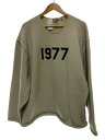【中古】ESSENTIALS◆ニット・セーター(厚手)/L/ウール/CRM/無地【メンズウェア】