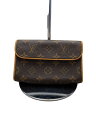 【中古】LOUIS VUITTON◆ポシェット・フロランティーヌ_モノグラム・キャンバス_BRW/PVC/BRW【バッグ】