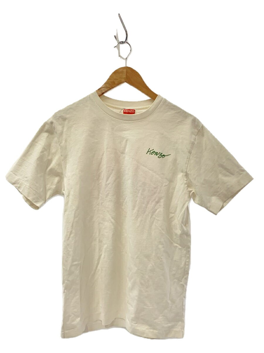 【中古】KENZO◆Tシャツ/S/コットン/WH