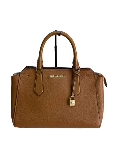 【中古】MICHAEL KORS◆ハンドバッグ/レザー/BRW/無地/35F8GYES3T【バッグ】 【中古】MICHAEL KORS◆ハンドバッグ/レザー/BRW/無地/35F8GYES3T【バッグ】