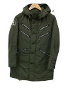 【中古】HYSTERIC GLAMOUR◆プリマロフトサープレックスリップフーデッドCO/中綿コート/FREE/ナイロン/カーキ/0114AC01//【メンズウェア】