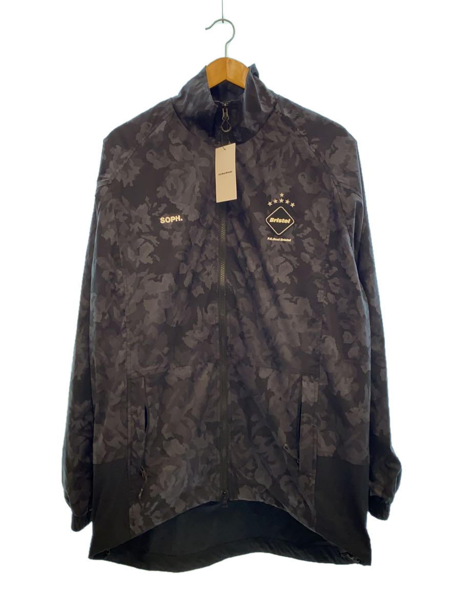 【中古】F.C.R.B.(F.C.Real Bristol)◆マウンテンパーカ/XL/ポリエステル/BLK/カモフラ/FCRB-240017【メンズウェア】