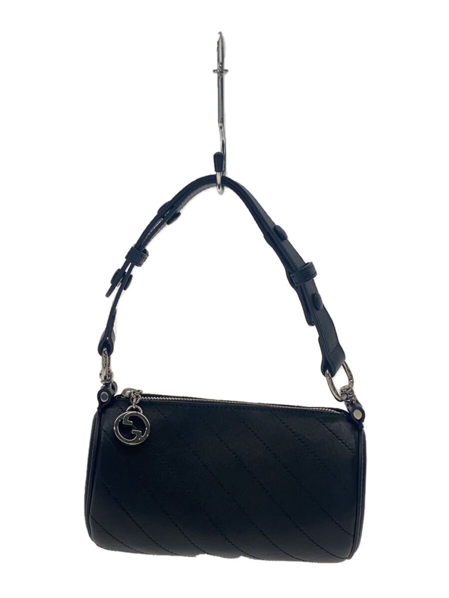 GUCCI - 【中古】GUCCI◆ハンドバッグ/レザー/BLK/760170//【バッグ】
