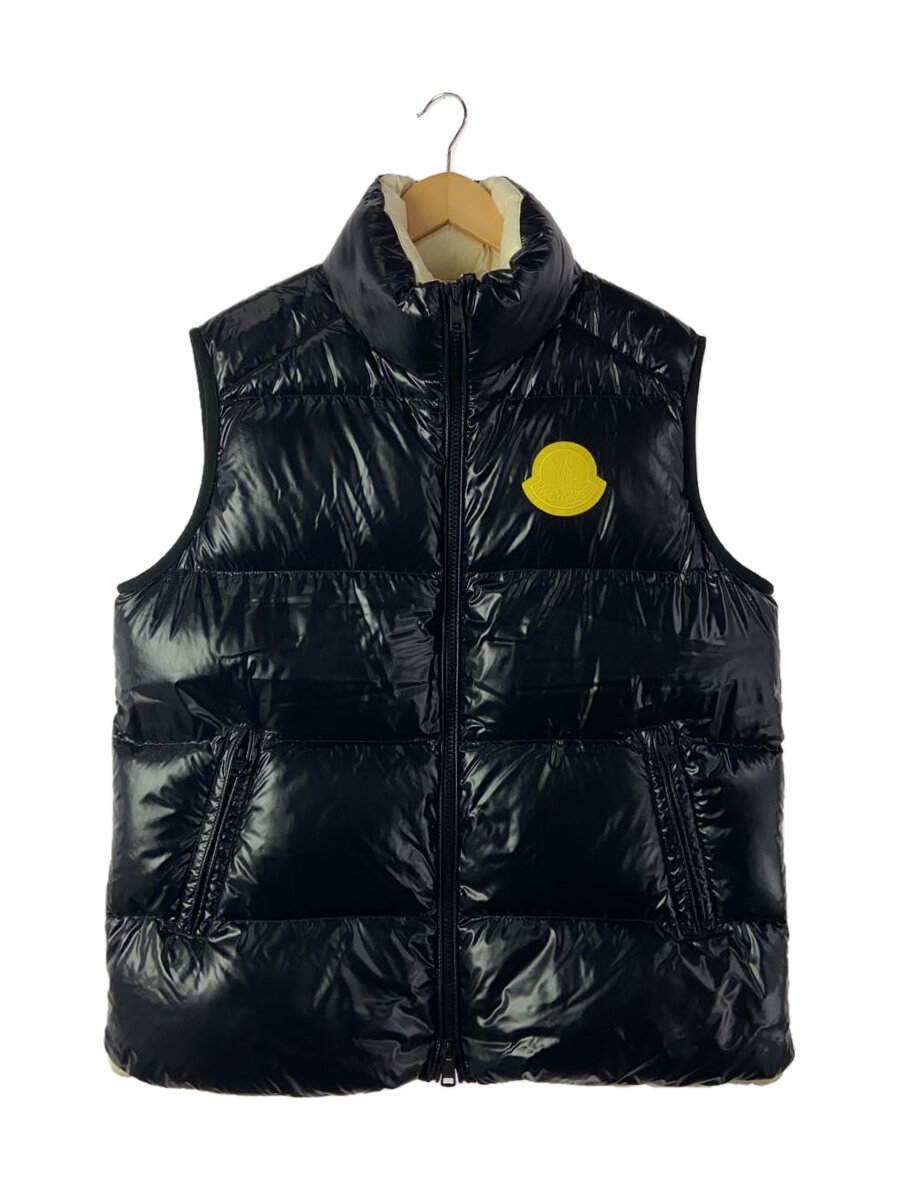 【中古】MONCLER◆ダウンベスト/SUMIDO GILET/4/ナイロン/BLK/I20911A00163 595GJ【メンズウェア】