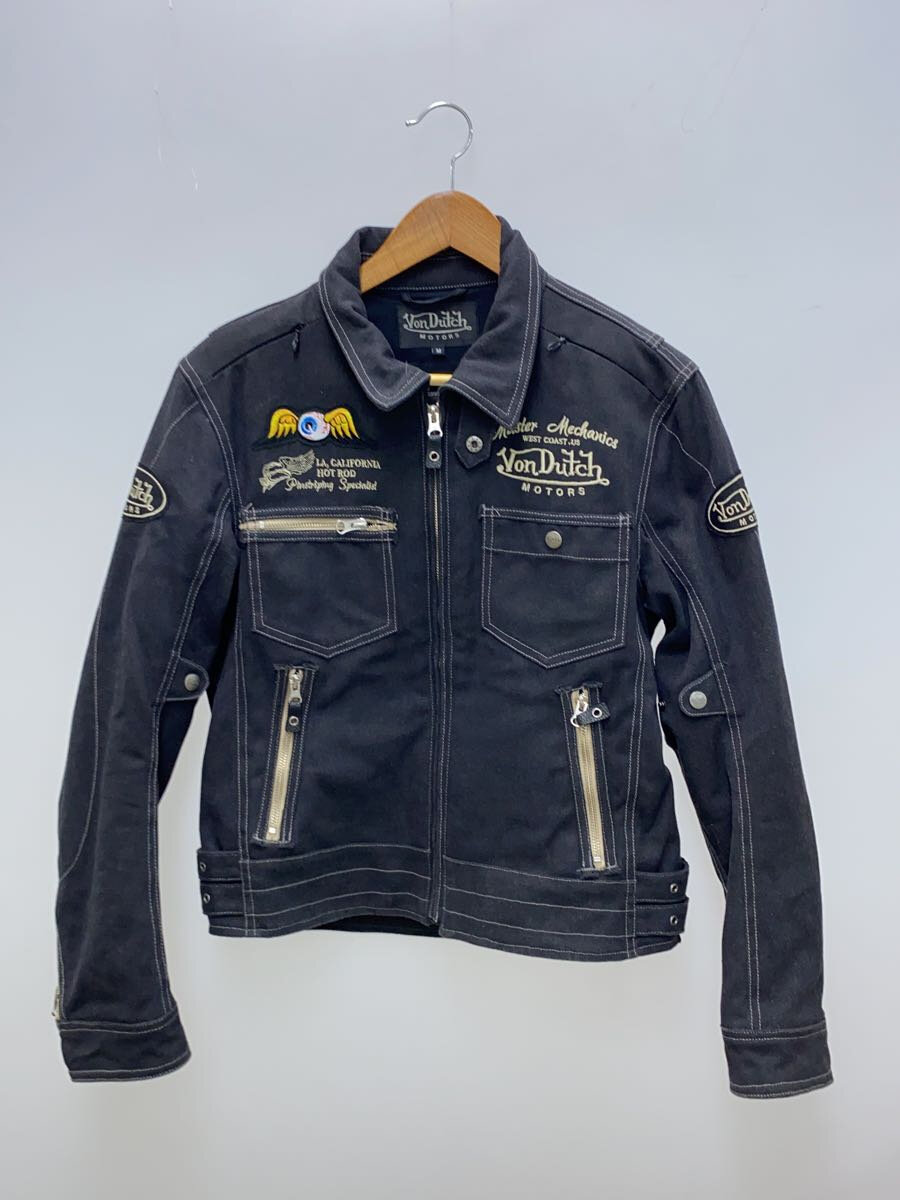 Von dutch USA製 シャツ ジャケット 黒 バックプリント RACE Von dutch USA製 シャツ ジャケット 黒 バックプリント RACE