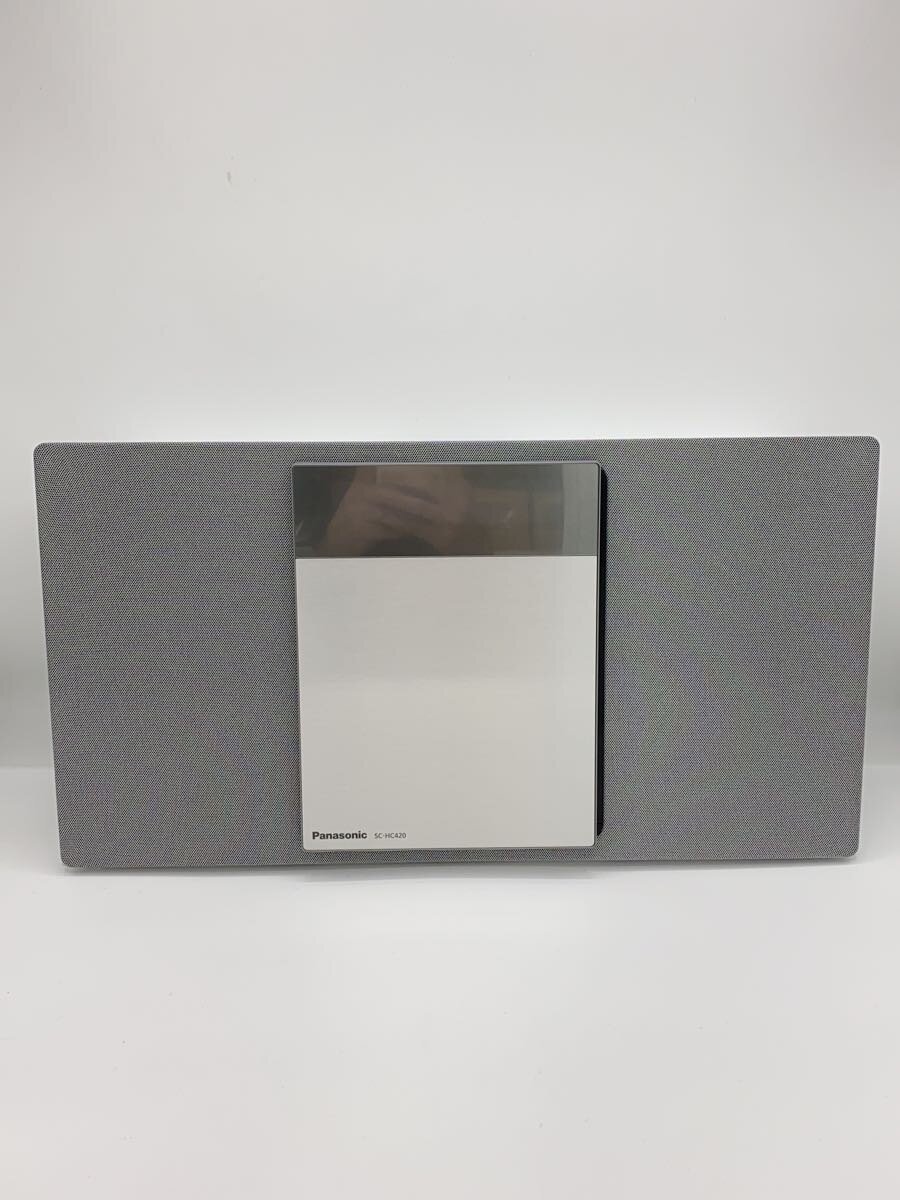 【中古】Panasonic◆ミニコンポ SC-HC420-S [シルバー]//【家電・ビジュアル・オーディオ】