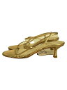 【中古】BRENTELLA/フラットパンプス/37/ゴールド【シューズ】(4)
