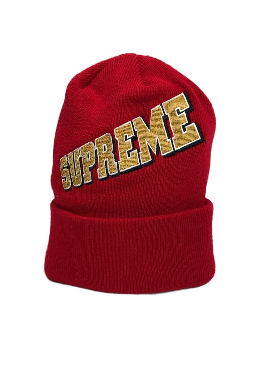 楽天市場】supreme ニット帽 赤の通販