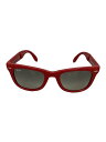 【中古】Ray-Ban◆サングラス/ウェリントン/プラスチック/RED...(4)