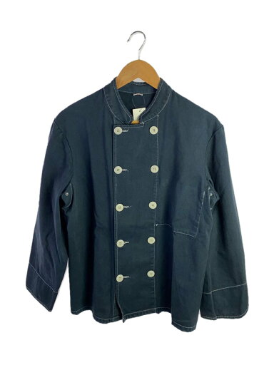 【中古】シェフジャケット/molinel/ジャケット/42/コットン/NVY【メンズウェア】 【中古】シェフジャケット/molinel/ジャケット/42/コットン/NVY【メンズウェア】