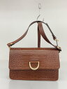 【中古】GIANNI NOTARO◆ショルダーバッグ/レザー/BRW【バッグ】