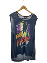 【中古】HYSTERIC GLAMOUR◆タンクトップ/FREE/レーヨン/BLK/プリント/0152CR04【メンズウェア】