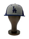 【中古】NEW ERA◆ロサンゼルス・ドジャース/キャップ/FREE/ポリエステル/BLU/メンズ【服飾雑貨他】(4)