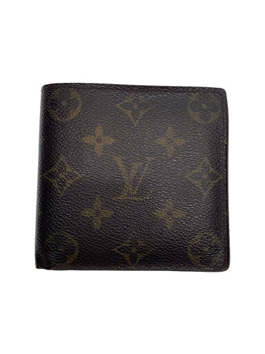 【中古】LOUIS VUITTON◆ポルト・フォイユ・マルコ_モノグラム・キャンバス_BRW/PVC/BRW/メンズ/M61675【服飾雑貨他】 【中古】LOUIS VUITTON◆ポルト・フォイユ・マルコ_モノグラム・キャンバス_BRW/PVC/BRW/メンズ/M61675【服飾雑貨他】