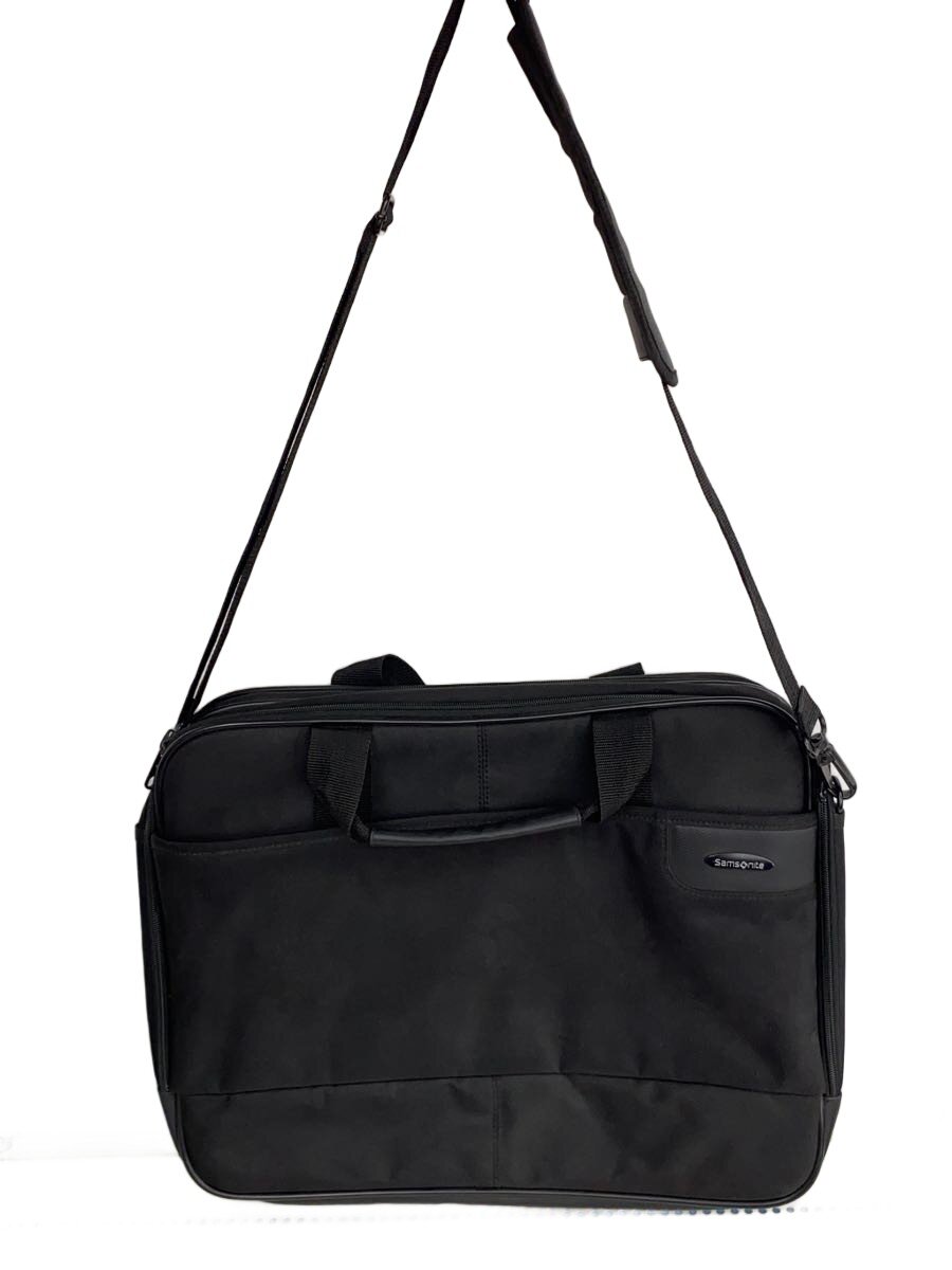 Rakuten - 【中古】SAMSONITE◆ブリーフケース/ナイロン/BLK/無地【バッグ】