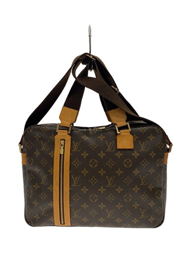 【中古】LOUIS VUITTON◆サック・ボスフォール_モノグラム・キャンバス_BRW/PVC/BRW【バッグ】 【中古】LOUIS VUITTON◆サック・ボスフォール_モノグラム・キャンバス_BRW/PVC/BRW【バッグ】