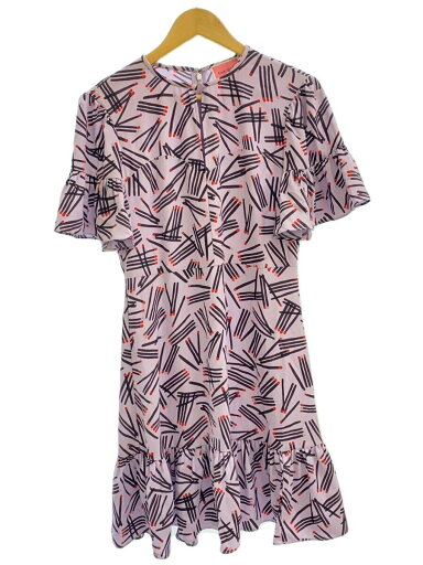 【中古】kate spade new york◆Matches Dress/マッチ柄/半袖ワンピース/2/ポリエステル/PUP/NJMUA391【レディースウェア】 【中古】kate spade new york◆Matches Dress/マッチ柄/半袖ワンピース/2/ポリエステル/PUP/NJMUA391【レディースウェア】
