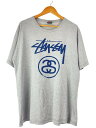 【中古】STUSSY◆Tシャツ/XL/コットン/GRY【メンズウェア】(4)