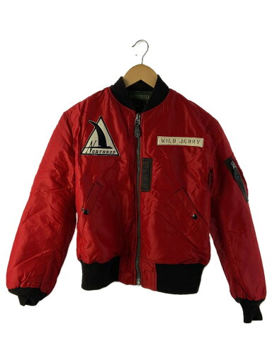 【中古】Buzz Rickson’s◆ジャケット/S/ナイロン/RED/BR11540【メンズウェア】 【中古】Buzz Rickson’s◆ジャケット/S/ナイロン/RED/BR11540【メンズウェア】