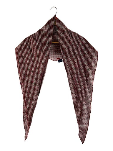 【中古】HERMES◆ストール/コットン/RED/総柄/レディース【服飾雑貨他】 【中古】HERMES◆ストール/コットン/RED/総柄/レディース【服飾雑貨他】