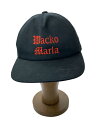 【中古】WACKO MARIA◆キャップ/--/BLK/メンズ【服飾雑貨他】