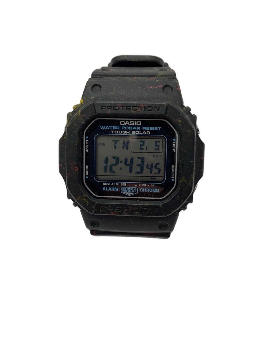 【中古】CASIO◆ソーラー腕時計_G-SHOCK/デジタル/ラバー/BLK//【服飾雑貨他】