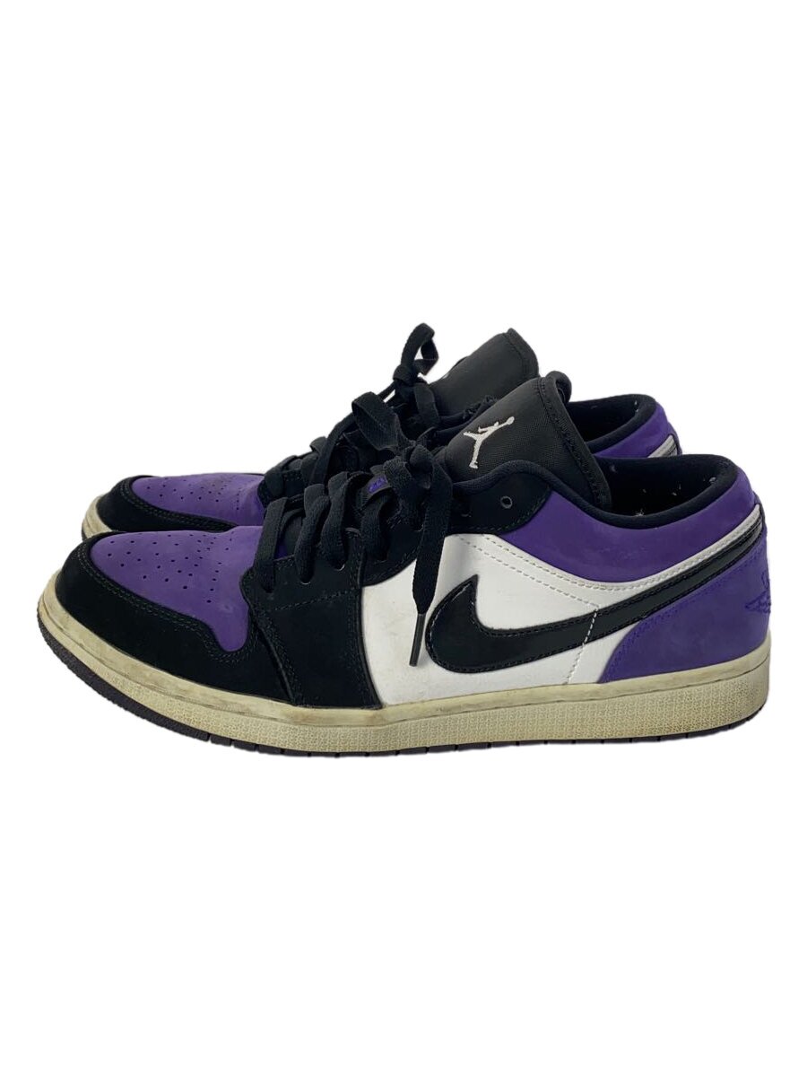 NIKE◆AIR JORDAN 1 LOW/エアジョーダンロー/ホワイト/553558-125/27.5cm/WHT