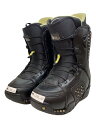【中古】BURTON◆スノーボードブーツ/24cm/クイックレーシング/BLK【スポーツ】
