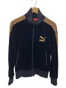 【中古】PUMA◆ジャージ/M/ポリエステル/BLK【メンズウェア】
