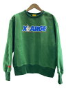 【中古】X-LARGE◆×#FR2/Crew Sweat/スウェット/M/コットン/GRN/FRC1273【メンズウェア】