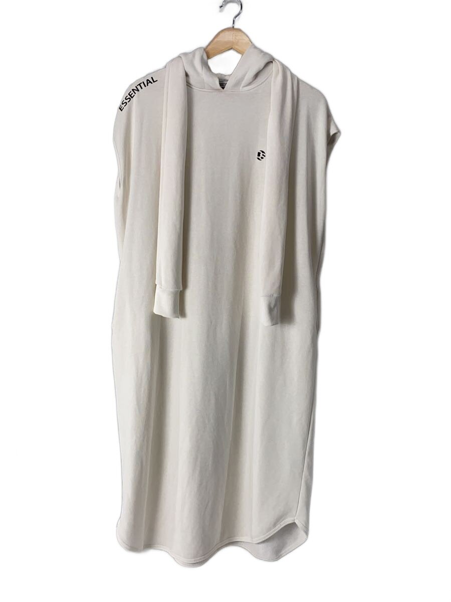Rakuten - 【中古】DOUBLE STANDARD CLOTHING◆ノースリーブワンピース/36/コットン/WHT/2501-060-213【レディースウェア】