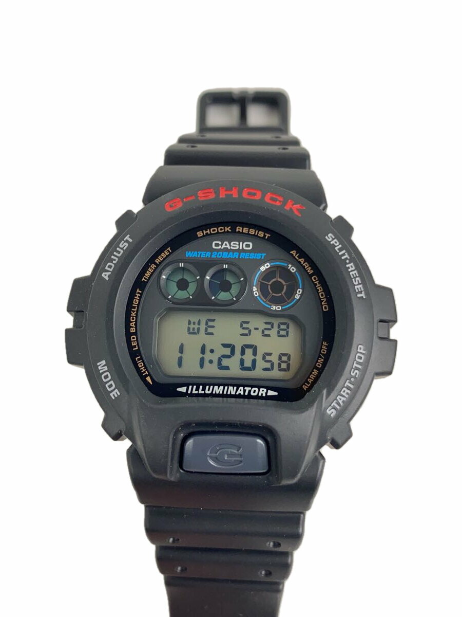 【中古】CASIO◆クォーツ腕時計/デジタル/ブラック/DW-6900U//【服飾雑貨他】