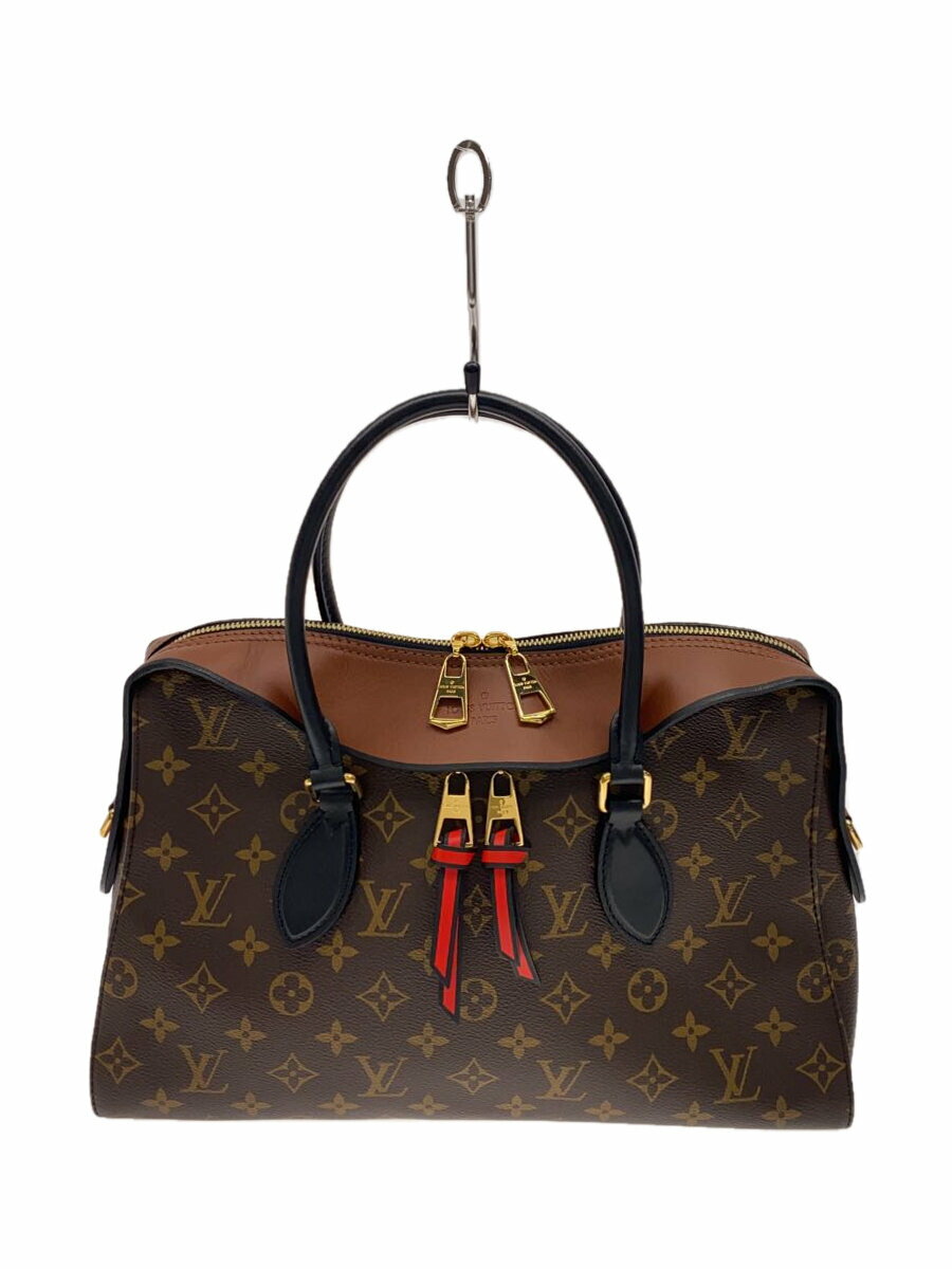LOUIS VUITTON◆テュイルリー・トート_モノグラム・キャンバス_BRW_キャラメル/PVC/BRW/モノグラム//
