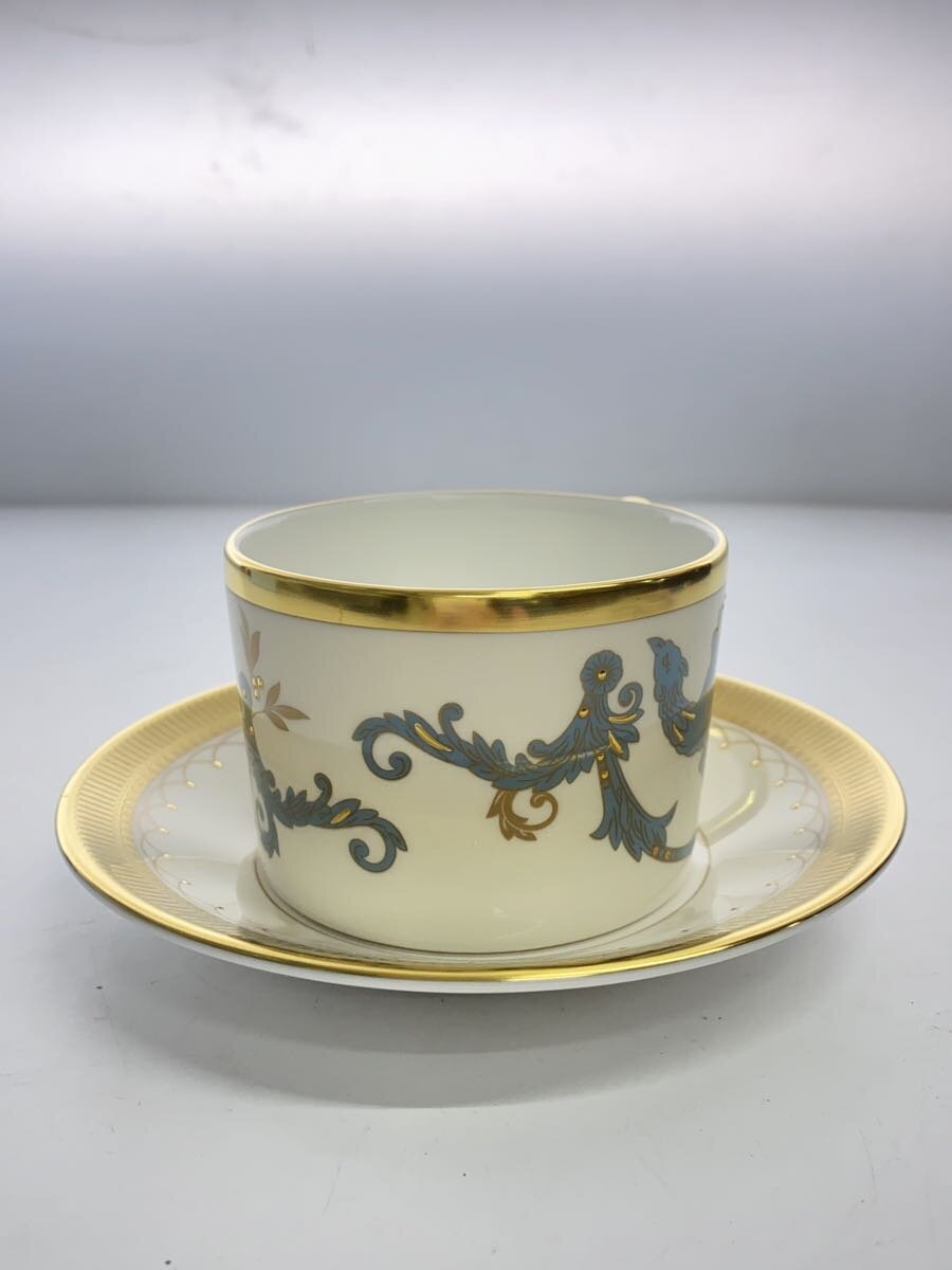 【中古】WEDGWOOD◆フェニックス・ティーカップ&ソーサー(不死鳥・火の鳥)/WHT/1065303【キッチン用品】