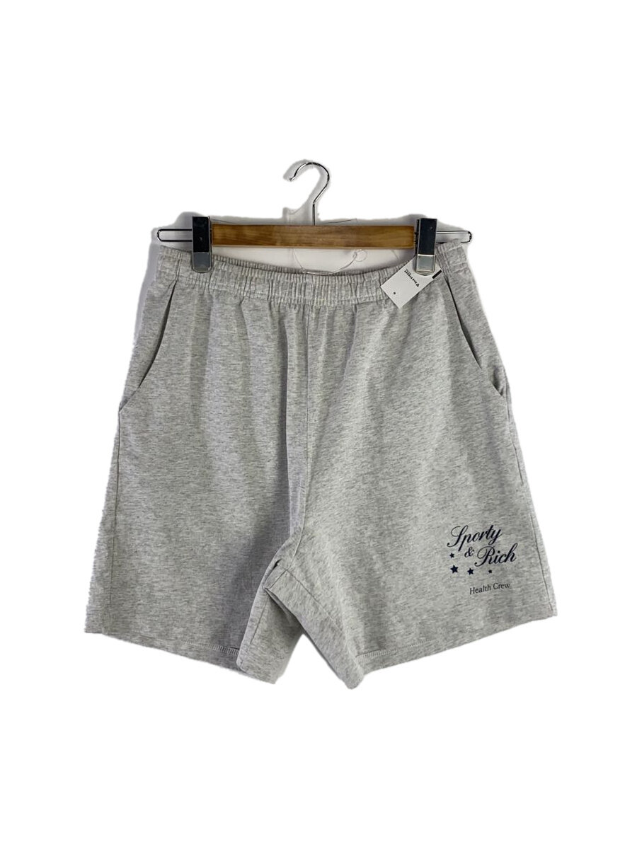 【中古】SPORTY&RICH◆ショートパンツ/--/コットン/GRY/無地/22-031-597-0018-1-0//【メンズウェア】