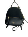 【中古】COACH◆リュック/レザー/BLK/1921-f76624//【バッグ】