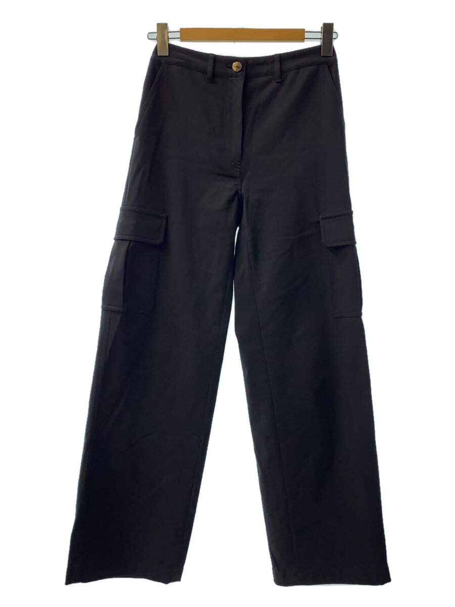【中古】theory◆ボトム/0/コットン/BLK/01-3106410-050-700【レディースウェア】