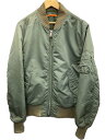 【中古】ALPHA INDUSTRIES◆フライトジャケット/--/ナイロン/KHK/1001844//【メンズウェア】(4)