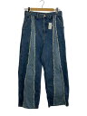 【中古】JieDa◆22AW/SWITCHING OVER DENIM PANTS ボトム/1/コットン/BLU/jie-22w-pt01【メンズウェア】