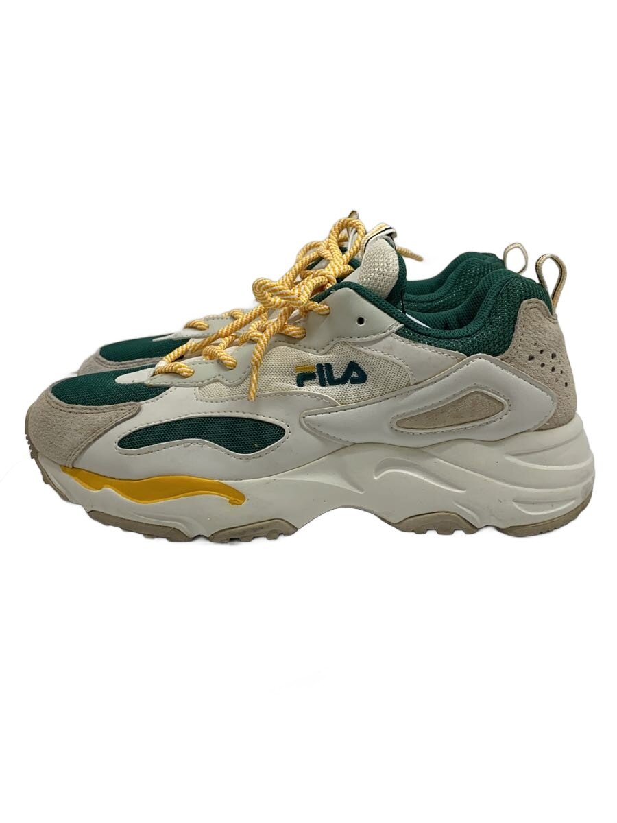【中古】FILA◆ローカットスニーカー/26cm/GRN【シューズ】