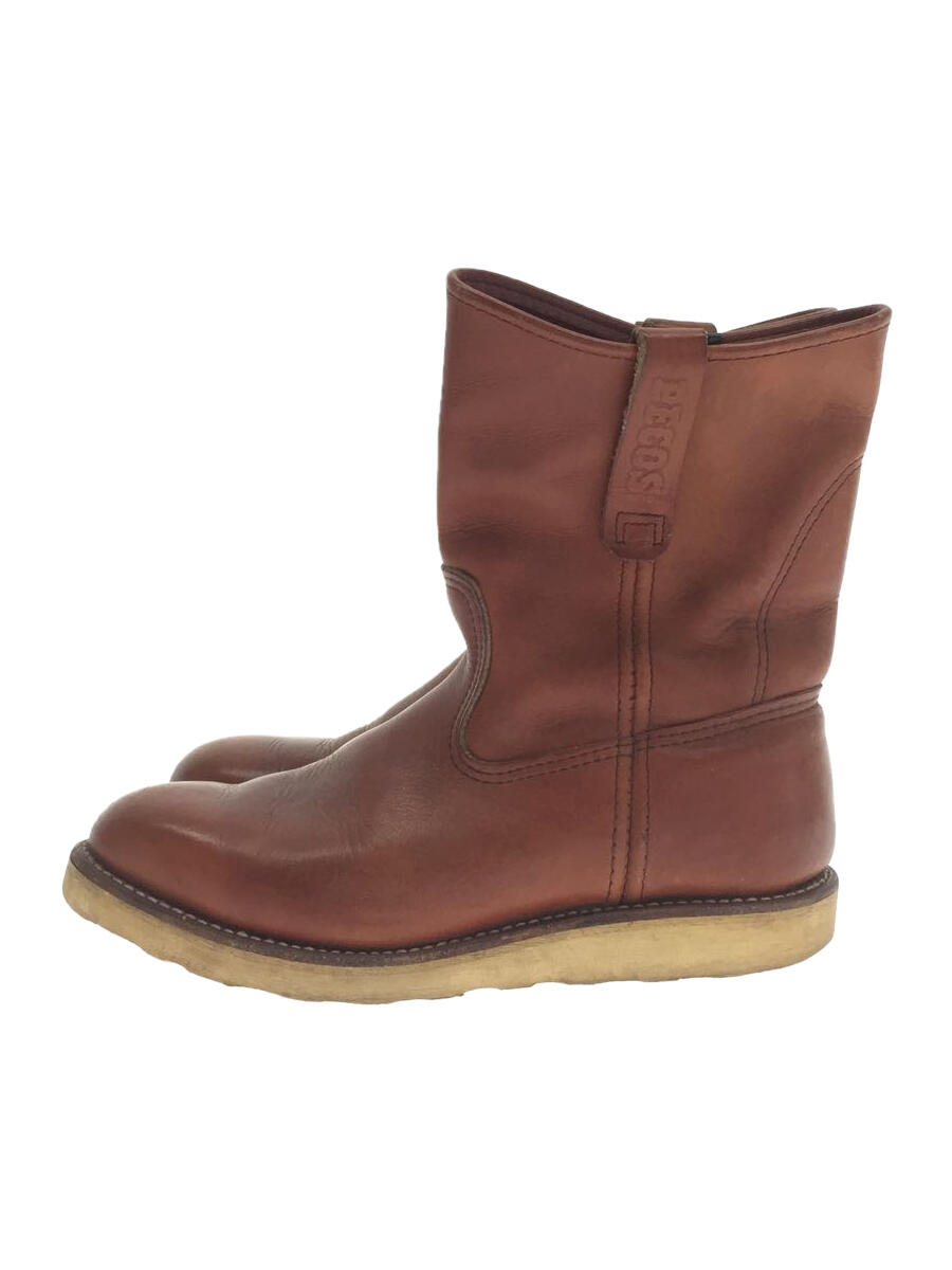 【中古】RED WING◆ペコスブーツ/UK7.5/BRD/レザー/8866【シューズ】