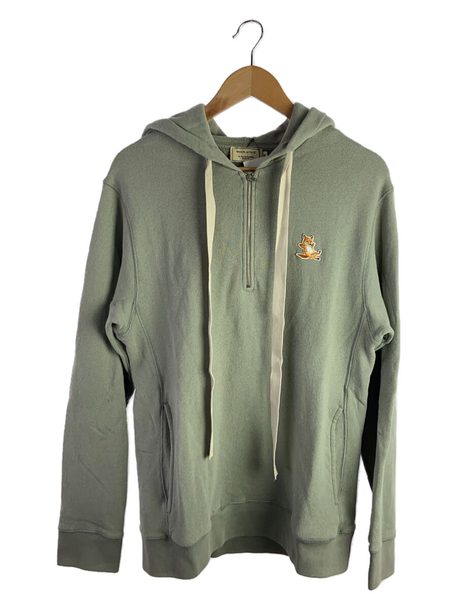 【中古】MAISON KITSUNE◆パーカー/M/コットン/GRN/EU00310KJ0039【メンズウェア】
