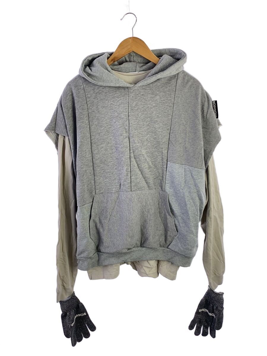 【中古】bodysong.◆パーカー/--/--/GRY//【メンズウェア】