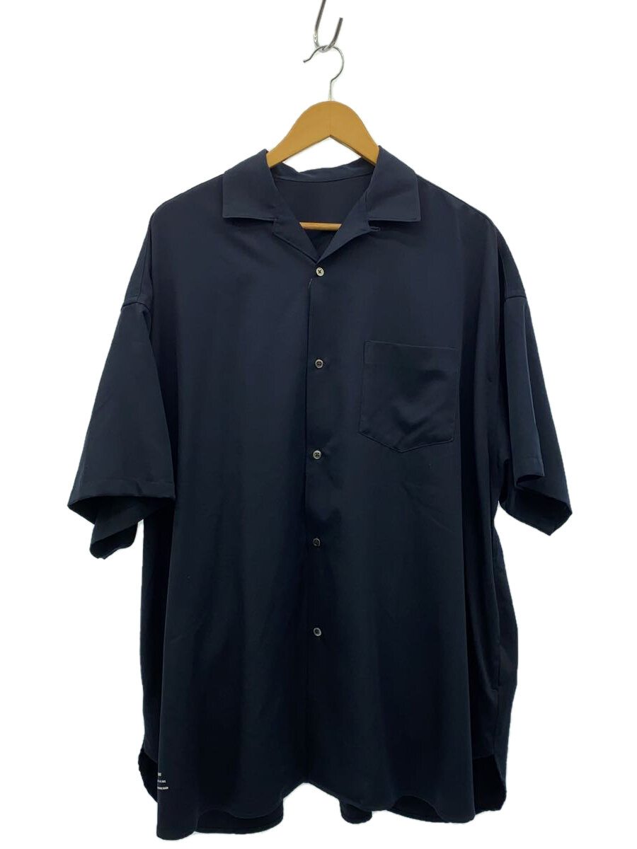【中古】FreshService◆オープンカラー半袖シャツ/L/ポリエステル/NVY/無地/FSC241-50132【メンズウェア】