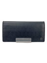 【中古】dunhill◆WINDSOR COAT WALLET/長財布/レザー/BLK/総柄/メンズ/L2PA10A【服飾雑貨他】