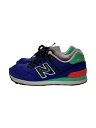 【中古】NEW BALANCE◆ローカットスニーカー/23cm/BLU/WL574HRT【シューズ】